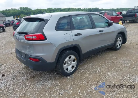 2015 Jeep Cherokee Sport from USA, damaged, VIN 1C4PJLAB7FW525687